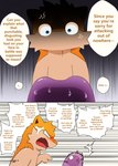angry cross-popping_vein dialogue male speech_bubble text yelling darrow0 nintendo pokemon kuro_(darrow) yuel ditto_(pokemon) generation_1_pokemon generation_2_pokemon pokemon_(species) quilava comic english_text hi_res