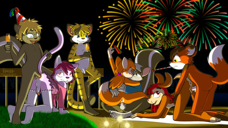 anal anal_penetration anthro anthro_on_anthro anthro_penetrated anthro_penetrating anthro_penetrating_anthro anus breasts circumcised female fireworks foreskin genitals group group_sex holidays humanoid_genitalia humanoid_penis loli male male/female male/male male_penetrated male_penetrating male_penetrating_male orgy penetration penis plantigrade sex shota vaginal vaginal_penetration vulva young young_anthro young_female young_male young_on_young krezz_karavan new_year school_days buster_maru daniel_(mobkiller) edna_(school_days) merin nemi_(ecchinemi) scotty_kat skynex_(rajak) canid canine domestic_cat felid feline felis fox hybrid lagomorph leporid mammal maned_wolf mephitid pantherine rabbit skunk tiger 2017 hi_res