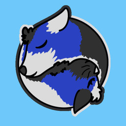 abstract_art black_back black_chest black_ears black_hair black_mouth black_nose blue_background blue_body blue_fur duo eyes_closed female feral fur hair head_on_chest head_tuft long_muzzle male mouth_closed multiple_genders rotating short_muzzle side_view simple_background tuft whiskers white_back white_chest white_ears white_hair white_mouth white_nose yin_yang m3g4 mega_(m3g4) canid canine canis domestic_cat domestic_dog felid feline felis mammal 1:1 2024 animated digital_media_(artwork) high_framerate loop