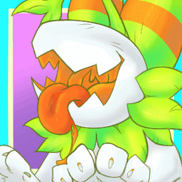 ambiguous_gender feral mouth_shot open_mouth plant solo psych0pozzum elemental_creature flora_fauna unknown_species 1:1 2_frame_animation animated animated_gif icon low_res short_playtime