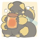 4_arms antennae_(anatomy) anthro areola arthropod_abdomen big_breasts big_butt biped black_body blush blush_lines breasts butt container cute_fangs eyebrows eyes_closed fangs female food front_view hand_on_breast happy holding_object honey_(food) huge_thighs insect_wings jar multi_arm multi_limb multicolored_body nipples nude nude_female open_mouth simple_background solo standing steam stinger teeth thick_thighs tuft two_tone_body wide_hips wings yellow_body white_slime_(artist) arthropod bee hymenopteran insect 1:1 2024 digital_drawing_(artwork) digital_media_(artwork) hi_res