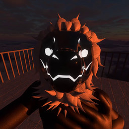 anthro black_body breath close-up machine male mane mouth_shot nude open_mouth outside skinny slicked_back_hair smile solo standing sunset tongue tongue_out visor white_mane bobman30 borus_(bobman30) protogen 1:1 3d_(artwork) 3d_animation animated blender_(artwork) blender_eevee_(artwork) digital_media_(artwork) no_sound short_playtime video