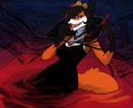 5_fingers anthro black_hair breasts clothed clothing eyebrows eyelashes female fingers fur hair open_mouth orange_body orange_fur smile solo teeth tongue firetally shizuka canid canine fox mammal 2022 digital_media_(artwork)