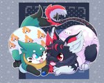 2_tails big_diaper clothed clothing diaper duo feathered_wings feathers feral fur hair male male/male multi_tail multicolored_body multicolored_fur multicolored_hair multicolored_wings pawpads paws snout tail wearing_diaper wings nid15 mythology nintendo pokemon mokata_(buizel) sparky_(eeveekyu) angel_dragon buizel domestic_cat dragon felid feline felis generation_4_pokemon hybrid mammal mythological_creature mythological_scalie pokemon_(species) scalie 5:4 absurd_res hi_res
