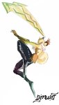 anthro bottomwear clothed clothing curled_tail fluffy fluffy_chest fur gloves handwear long_ears long_legs male pants ponytail_ears solo tail topless topless_anthro topless_male yellow_body yellow_fur nimadj bandai_namco digimon digimon_ghost_game digimon_(species) lagomorph leporid mammal rabbit symbareangoramon hi_res