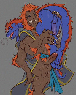 after_sex anthro balls breath butt carrying_another erection genitals glans hair humanoid_genitalia humanoid_penis male mandibles mane mohawk multi_arm multi_limb muscular panting penis size_difference tail thestory terek arachnid arthropod dinosaur dromaeosaurid prehistoric_species reptile saurischian scalie spider theropod 4:5 hi_res