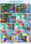 2013 bed bedroom blue_body blue_eyes blue_feathers blue_fur book caught comic curtains cutie_mark depression dialogue digital_media_(artwork) duo english_text equid equine feathered_wings feathers female feral fluttershy_(mlp) friendship_is_magic fur furniture hair hasbro heart_symbol hi_res inside lagomorph lamp leporid letter mammal multicolored_hair my_little_pony mythological_creature mythological_equine mythology note oblivious pegasus pillow pink_hair plushie purple_eyes rabbit rainbow_dash_(mlp) rainbow_hair reading regret sorc startled surprise text upset wings yellow_body yellow_fur