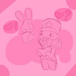anthro blush blush_lines buckteeth clothed clothed_anthro clothed_male clothing coat ears_down exclamation_point eyeless facial_hair featureless_feet feet female fur hat headgear headwear heart_symbol holding_object holidays interspecies long_ears machine male male_anthro mitten_hands mouthless mustache noseless pink_background pink_body pink_clothing pink_coat pink_facial_hair pink_fur pink_hat pink_headwear pink_mustache pink_topwear pivoted_ears question_mark simple_background smile smiling_at_another speech_bubble standing teeth thin_eyebrows topwear color-cacophony mario_plus_rabbids_sparks_of_hope raving_rabbids rayman_(series) ubisoft valentine's_day jeanie_(mario_plus_rabbids) sullivan_(mario_plus_rabbids) lagomorph mammal rabbid robot 1:1 2024 colored_sketch digital_drawing_(artwork) digital_media_(artwork) english_description hi_res pink_theme sketch female_(lore)