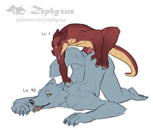 anal anal_penetration animal_genitalia anthro anthro_on_anthro anthro_penetrated anthro_penetrating anthro_penetrating_anthro ass_up biped blush claws countershade_torso countershading digitigrade duo finger_claws from_behind_position fur genital_slit genitals green_eyes grey_body grey_fur hand_on_back horn interspecies larger_male larger_penetrated larger_sub level_difference level_number male male/male male_anthro male_penetrated male_penetrating male_penetrating_male monotone_background multicolored_body nude_anthro nude_male paws penetration penile penile_penetration penis penis_in_ass perching_position red_body red_penis sex simple_background size_difference small_top_big_bottom smaller_male submissive tan_body toe_claws tongue tongue_out two_tone_body white_background yellow_eyes zephyxus mythology hafnir_(zephyxus) canid canine kobold mammal mythological_canine mythological_creature scalie werecanid werecanine werecreature werewolf 2026 digital_media_(artwork)