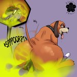 1:1 2024 anthro anus artist_logo artist_name belly big_belly big_butt bloated blossonflower bodily_fluids border bottom_heavy brown_body brown_fur bubble_butt butt canid canine canis clothing collar crossgender domestic_dog duck_hunt duck_hunt_dog duo eyelashes eyeshadow face_farting facesitting fart fart_cloud fart_fetish fart_torture farting_on_another farting_on_face female female/female feral fur gas gas_cloud gassing gassy green_fart_cloud green_gas green_gas_cloud hair heavy_rump hi_res huge_butt hunting_dog hybrid hyper hyper_butt lagomorph leporid logo makeup mammal mephitid nintendo nose_to_anus overweight overweight_female overweight_feral rabbit sitting_on_another skunk super_smash_bros. sweat sweatdrop thick_thighs white_border wide_hips