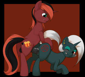 all_fours anatomically_correct anatomically_correct_genitalia anatomically_correct_penis animal_genitalia animal_penis anus ass_up backsack balls bent_over black_body black_border black_fur black_penis border candy cutie_mark dessert doggystyle duo ear_piercing equine_genitalia equine_penis erection eyelashes eyeshadow fangs female female_penetrated feral feral_on_feral food from_behind_position fur genitals green_eyes grimace hair hooves horn lollipop makeup male male/female male_penetrating male_penetrating_female mane multicolored_hair newcandyslair nude one_eye_closed penetration penile penile_penetration penis penis_in_vagina piercing raised_tail red_background red_body red_eyes red_fur sex simple_background smile tail tattoo teeth two_tone_hair vaginal vaginal_penetration vulva white_hair kloudmutt hasbro my_little_pony mythology fan_character necronomicon equid equine mammal mythological_creature mythological_equine unicorn vampire absurd_res digital_media_(artwork) hi_res