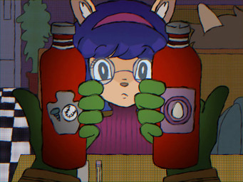 5_fingers accessory anthro black_eyes blue_hair braces brown_body brown_fur clothing detailed_background dialogue drawing_(object) duo eyelashes eyewear female fingers first_person_view front_view fur glasses hair hair_accessory hairband hooves human_pov inside looking_at_viewer male male_pov medium_hair multicolored_body multicolored_fur multiple_angles nerd open_mouth open_smile paper pencil_(object) purple_clothing purple_sweater purple_topwear restaurant round_glasses smile sweater talking_to_viewer text topwear turtleneck two_tone_body two_tone_fur kid_wizard anon selena_davis deer human mammal 2026 2d_animation 4:3 animated english_text long_playtime sound video