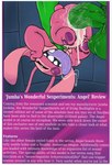 3_toes antennae_(anatomy) anthro balls biped bodily_fluids border butt claws duo ear_markings eyelashes feet female finger_claws genitals grabbing green_balls green_body green_penis holding_character looking_pleasured magazine_page male male/female markings narrowed_eyes pawpads penetration penis pink_body pubes purple_claws purple_markings purple_nose purple_pawpads purple_tongue pussy saliva small_tail tail teeth text toes tongue vaginal vaginal_penetration vein veiny_penis white_border theoryofstrings disney lilo_and_stitch angel_(lilo_and_stitch) alien experiment_(lilo_and_stitch) unknown_species 2024 absurd_res english_text hi_res