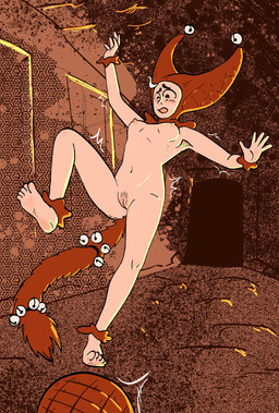 ball bell bodily_fluids breasts clothing feet female fool's_hat genitals hat hat_only headgear headgear_only headwear headwear_only mostly_nude navel nipples nude off_balance pubes slim small_breasts solo sweat tail toes vulva d-monomicon animal_humanoid cat_humanoid felid felid_humanoid feline feline_humanoid humanoid mammal mammal_humanoid hi_res