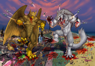 aircraft anthro beach blood bodily_fluids city crush destruction duo evil_face extreme_size_difference gore hard_vore helicopter killing macro male male/male miami paws rampage size_difference sunset vehicle violence vore rollwulf mythology carpo kill_(sergal) avian gryphon mythological_avian mythological_creature sergal hi_res