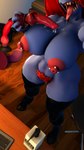 big_breasts big_butt blue_body blue_scales bodily_fluids breasts butt crosswise_nipple_piercing curvy_figure detailed_background dildo drooling female fingers hair hourglass_figure huge_breasts huge_butt nipple_piercing nipples nude piercing pubes red_hair saliva scales selfie sex_toy sharp_teeth smile solo standing teeth wide_hipped_female wide_hipped_humanoid wide_hips billynr wo262_(modeler) bad_dragon undertale undertale_(series) undyne animal_humanoid fish fish_humanoid humanoid marine marine_humanoid monster 2021 3d_(artwork) 9:16 digital_media_(artwork) hi_res source_filmmaker_(artwork)