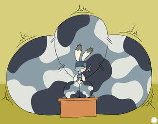 anthro balls balls_expansion bar_emanata big_balls big_bulge big_butt big_penis bottomwear bubble_butt bulge bulge_expansion butt camo camo_bottomwear camo_clothing camo_pants camo_print cigarette clothing countershade_ears countershade_face countershading crop_top curvy_figure detailed_bulge emanata expansion eyelashes femboy flash_emanata fur genital_expansion genitals gloves_(marking) hat headgear headwear huge_balls huge_bulge huge_penis hyper hyper_balls hyper_bulge hyper_genitalia hyper_penis logo looking_at_viewer looking_back looking_back_at_viewer male markings pants pattern_bottomwear pattern_clothing pattern_pants penis penis_expansion rear_view shirt sitting small_waist smoking smoking_cigarette solo tail text topwear ushanka wasp_waist white_body white_fur thatdawgmurray usavich boris_(usavich) lagomorph leporid mammal rabbit aliasing artist_logo artist_name digital_media_(artwork) hi_res signature