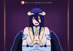 advertisement albedo_(overlord) animated anime_eyes big_breasts black_hair blush bouncing_breasts breasts clothing demon demon_humanoid duo erection female first_person_view genitals hair handjob high_framerate human human_on_humanoid human_pov humanoid interspecies loop male male/female mammal no_sound overlord_(series) patreon penile penis seductive sex short_playtime simple_background webm white_body winged_humanoid wings xoullion yellow_eyes