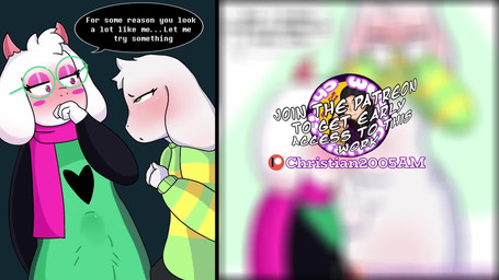 advertisement anthro big_butt big_penis blowjob_face blush butt duo fellatio femboy genitals male male/male oral patreon_logo penile penis sex shortstack thick_thighs christian2005am deltarune patreon undertale undertale_(series) asriel_dreemurr ralsei bovid caprine goat mammal 16:9 animated hi_res no_sound preview promotional_material short_playtime video widescreen