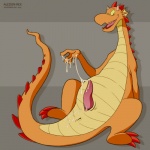 2013 aledonrex chip_'n_dale_rescue_rangers cum cum_in_hand cum_on_self cum_string disney dragon dtz erection horn looking_at_viewer male nude open_mouth penis plain_background scalie solo tapering_penis
Rating: Explicit
Score: 5
User: Tujan
Date: December 28, 2013