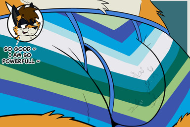 bulge clothing inside_clothing macro male micro micro_in_clothes micro_in_underwear trapped_in_clothing solacelunis haraak 3:2 hi_res