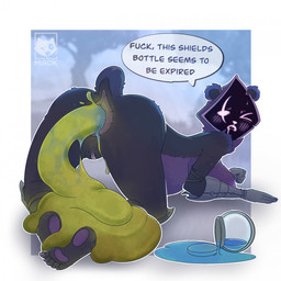 against_surface anus_focus belly big_belly big_breasts big_butt breasts butt excessive_feces feces feces_pile female hairy_vulva hyper hyper_feces on_glass pooping pooping_on_floor pooping_on_self profanity pubes shield_potion solo spread_butt spreading text mirok epic_games fortnite raven_team_leader bear mammal 1:1 english_text hi_res