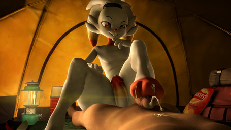 3_toes anthro barefoot bodily_fluids buckteeth chips_(food) cum cum_on_belly cum_on_body cum_on_feet cum_on_self duo feet femboy food foot_fetish foot_play footjob fur genital_fluids genitals humanoid_genitalia humanoid_penis interspecies lamp lantern looking_at_genitalia looking_at_penis lying male male/male penile penis pokeball pokephilia precum sex standard_pokeball teeth tent thick_thighs toes white_body white_fur daws19 bluejuicyjuice_(modeler) nintendo pokemon scorbunny_(bluejuicyjuice) generation_8_pokemon human mammal pokemon_(species) scorbunny 16:9 2020 3d_(artwork) 4k absurd_res digital_media_(artwork) hi_res source_filmmaker_(artwork) widescreen