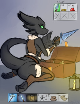 anthro clothing feet female fingers gameplay_mechanics green_eyes gui kneeling panties side_view solo tail thong toes underwear evilymasterful dreamworks european_mythology how_to_train_your_dragon mythology svellera dragon fury_(httyd) kobold mythological_creature mythological_scalie night_fury scalie western_dragon 2020 digital_media_(artwork)
