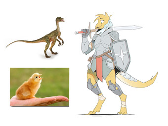 ambiguous_gender anthro armor barefoot biped clothed clothed_anthro clothing digitigrade feet melee_weapon shield simple_background solo standing sword tail weapon white_background yellow_body notglacier noah_(notglacier) avian compsognathid compsognathus dinosaur hybrid prehistoric_species reptile saurischian scalie theropod 2019 absurd_res digital_drawing_(artwork) digital_media_(artwork) english_description hi_res reference_image