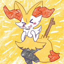 >o< ambiguous_anthro ambiguous_gender anthro biped dipstick_tail front_view markings object_in_tail on_one_leg open_mouth open_smile simple_background smile snout solo standing stick stick_in_tail tail tail_markings textured three-quarter_view annyui0611 nintendo pokemon braixen canid generation_6_pokemon mammal pokemon_(species) 1:1 2024 digital_drawing_(artwork) digital_media_(artwork) full-length_portrait hi_res japanese_description portrait translated_description