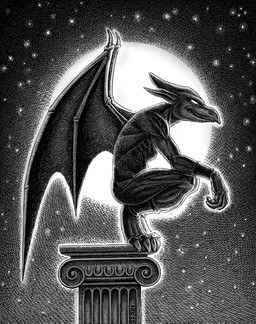 anklet anthro bracelet crouching empty_eyes humanoid_pointy_ears jewelry male membrane_(anatomy) membranous_wings nude pointy_ears smile solo wings nikraccoom capcom demon's_crest gargoyle's_quest ghosts_'n_goblins firebrand demon gargoyle red_arremer alternate_version_at_paywall better_version_at_paywall digital_media_(artwork) hi_res monochrome