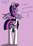 2013 animal_genitalia anthro anthrofied anus balls biting_lip blush boltswift butt clothing cum dialog english_text equine friendship_is_magic fur hair herm horn horsecock intersex mammal my_little_pony penis plain_background presenting purple_background purple_eyes purple_fur purple_hair pussy pussy_juice solo spread_pussy spreading standing text twilight_sparkle_(mlp) winged_unicorn wings
Rating: Explicit
Score: 9
User: lemongrab
Date: December 24, 2013
