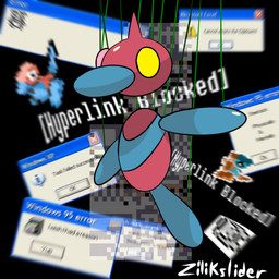 alternate_species ambiguous_gender beak black_background blue_body error error_message feral floating glitch heterochromia pokefication pop-up red_body simple_background solo text text_box wire zilikslider deltarune nintendo pokemon undertale_(series) spamton_g._spamton spamton_neo avian digital_creature generation_4_pokemon glitch_creature glitch_pokemon missingno. pokemon_(species) porygon-z 1:1 crossover english_text hi_res signature
