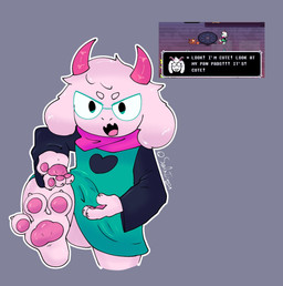 3_toes angry anthro claws feet female feral flower foot_fetish foot_focus fur horn male orange_body pawpads pink_horn pink_pawpads plant raised_foot raised_leg simple_background solo_focus standing toe_claws toes white_body white_fur solstings deltarune undertale_(series) orange_(deltarune) ralsei bovid caprine darkner elemental_creature flora_fauna flower_creature goat mammal hi_res reference_image