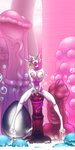 anal_beads anthro big_breasts big_buttplug bodily_fluids breasts bubble buttplug cum cum_pool dildo dripping ear_piercing ear_ring excessive_cum excessive_genital_fluids female flesh_tunnel fur gauged_ear genital_fluids hair huge_anal_beads huge_breasts huge_dildo hyper hyper_cum hyper_dildo hyper_tongue it'll_never_fit licking long_tongue looking_at_viewer milk nipples nude open_mouth piercing pink_eyes pink_hair plug_(sex_toy) ring_piercing saliva saliva_drip saliva_string sex_toy short_hair simple_background sitting solo thick_thighs tongue tongue_out white_body white_fur warrnet warrnet_(character) felid feline mammal shape_shifter absurd_res hi_res