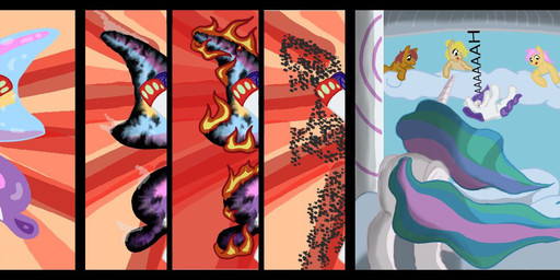 brown_body brown_feathers burning cloud crown feathered_wings feathers female feral flying fur group hair headgear horn insect_wings jealous lepidopteran_wings multicolored_hair open_mouth purple_hair sun text white_body white_feathers white_fur wings arcum89 friendship_is_magic hasbro my_little_pony mythology princess_celestia_(mlp) rarity_(mlp) equid equine mammal mythological_creature mythological_equine pegasus unicorn winged_unicorn absurd_res comic english_text hi_res long_image wide_image
