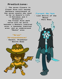 1_eye ambiguous_gender anthro antlers bandage bandage_on_face bandage_on_nose biped black_hair brown_hair clothed clothing cowboy_hat duo female flower fur gun hair hair_over_eyes handgun hat headgear headwear holding_gun holding_handgun holding_knife holding_object holding_ranged_weapon holding_revolver holding_weapon horn knife long_hair plant ranged_weapon revolver scarf short_hair simple_background teal_body teal_fur text weapon wearing_hat white_background yellow_body yellow_skin scepticskeptic deltarune undertale_(series) dess_holiday fan_character kris_dreemurr deer elemental_creature flora_fauna flower_creature humanoid mammal new_world_deer 2026 character_name digital_drawing_(artwork) digital_media_(artwork) english_description english_text hi_res multiple_images