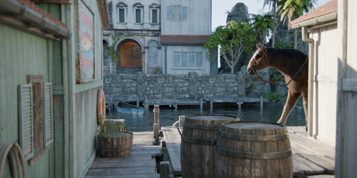 animal_genitalia animal_penis archway balls barrel big_balls bit_gag boat building detailed_background drain_pipe equine_genitalia equine_penis feral floor fur gag genitals gutter hair half-erect harness hooves life_preserver light male medial_ring outside palm_tree penis pier plant plant_pot potted_plant public realistic realistic_feral rope saddle shingles sign solo stirrups sunlight tail tree vehicle walking wall_(structure) water watercraft window wood wood_floor wood_wall touchmybelch fenrirsrevenge9_(modeler) the_witcher roach_(the_witcher) equid equine horse mammal 2:1 3d_(artwork) 3d_animation absurd_res animated digital_media_(artwork) hi_res no_sound short_playtime webm