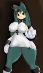 anthro big_breasts breasts claws clothed clothing cosplay curvy_figure female horn seaport skimpy solo thick_thighs voluptuous neronova kantai_collection nintendo pokemon harbour_princess nina_snorlax generation_1_pokemon pokemon_(species) snorlax 2016 hi_res