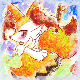 ambiguous_anthro ambiguous_gender anthro biped blush leaning leaning_forward looking_at_viewer nude_ambiguous nude_anthro object_in_tail open_mouth side_view solo standing stick stick_in_tail tail tapering_snout annyui0611 nintendo pokemon braixen canid generation_6_pokemon mammal pokemon_(species) 1:1 2021 colored digital_drawing_(artwork) digital_media_(artwork) half-length_portrait hi_res portrait