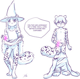 anthro bunny_costume clothed clothing costume dialogue duo erection female forced_to_expose_self forced_to_masturbate foreskin fur genitals hair holding_own_penis holding_penis holidays hypnosis loli male markings masturbation mind_control no_underwear penile penile_masturbation penis presenting presenting_vulva shota simple_background spots spotted_body spotted_fur text trick-or-treating vulva witch_costume young young_anthro aogami halloween hypnosis_leopard_brother_(aogami) hypnosis_leopard_sister_(aogami) felid leopard mammal pantherine absurd_res comic digital_media_(artwork) english_text hi_res monochrome brother_(lore) brother_and_sister_(lore) sibling_(lore) sister_(lore)