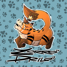 eyes_closed feral fur leg_markings male markings mouth_closed orange_body orange_fur pattern_background scales semi-anthro side_view simple_background socks_(marking) solo white_body white_scales crazydrak canid canine crocodile crocodilian fox hybrid mammal reptile scalie 1:1 hi_res