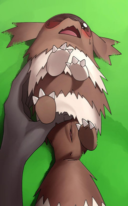 3_toes ambiguous_gender ambiguous_pov anus bestiality blush bodily_fluids brown_body brown_fur brown_nose claws duo feet female female/ambiguous female_focus feral feral_focus first_person_view fluffy fluffy_tail fur genitals human_on_feral interspecies looking_at_viewer looking_pleasured lying moan multicolored_body multicolored_fur on_back on_grass one_eye_closed open_mouth pokephilia snout solo_focus spread_legs spreading sweat tail toes tongue two_tone_body two_tone_fur vulva white_body white_fur katahane3 nintendo pokemon generation_3_pokemon human mammal pokemon_(species) zigzagoon 5:8 hi_res