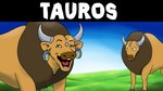 16:9 ambiguous_gender bel_group black_eyes brown_body duo ear_piercing ear_ring ergomancy feral generation_1_pokemon hi_res horn nintendo open_mouth piercing pokemon pokemon_(species) ring_piercing smile tauros teeth the_laughing_cow tongue widescreen