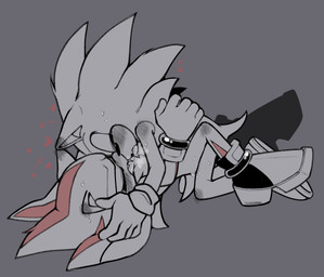 anthro blush bodily_fluids clothing duo ear_blush footwear french_kissing from_front_position heart_symbol kissing knee_blush lying male male/male missionary_position on_back saliva saliva_on_tongue saliva_string sex shoes side_view sweat tail tongue tongue_out chaotixshiro sega sonic_the_hedgehog_(series) shadow_the_hedgehog sonic_the_hedgehog eulipotyphlan hedgehog mammal 2023 digital_drawing_(artwork) digital_media_(artwork) hi_res