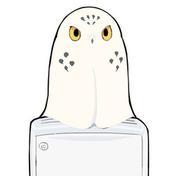 ambiguous_gender beak feathered_wings feathers feral looking_at_viewer machine power_button power_symbol pushbutton simple_background solo standing white_background white_body white_feathers wings yellow_eyes hiyo_(hiyoratory) avian bird owl 1:1 digital_media_(artwork)