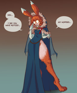 5_fingers animal_ears armwear barefoot biped black_text blue_background blue_cloak blue_clothing blue_dress bodily_fluids breasts brown_background cloak clothed clothed_female clothed_humanoid clothing clothing_lift dialogue digitigrade dipstick_ears dress dress_lift ear_markings ear_piercing elbow_gloves eyewear feet female female_humanoid fingers front_view fur fur_clothing fur_trim_(clothing) glasses gloves gradient_background grin hair handwear long_ears multicolored_ears opaque_glasses orange_body orange_ears orange_fur orange_hair orange_pubes piercing pubes round_glasses simple_background small_breasts smile solo speech_bubble standing sweat sweatdrop talking_to_viewer tan_body tan_skin text thick_thighs toes wearing_glasses white_clothing white_ear_tips white_gloves white_handwear wide_hipped_female wide_hipped_humanoid wide_hips peppernsalt league_of_legends riot_games tencent aurora_(lol) animal_humanoid humanoid lagomorph lagomorph_humanoid leporid_humanoid mammal mammal_humanoid rabbit_humanoid absurd_res english_description english_text full-length_portrait hi_res portrait
