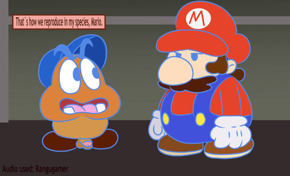 anthro balls big_breasts big_butt breasts butt cleavage clothed clothing ejaculation female genitals hit huge_breasts huge_butt humor hyper hyper_breasts hyper_butt male not_furry_focus penis sewer text violence sound_warning startlin mario_bros nintendo paper_mario paper_mario_(2000) rangugamer super-jueves goombario lady_bow mario parakarry boo_(mario) goomba human humanoid koopa koopa_paratroopa koopa_troopa mammal reptile scalie tortoise turtle absurd_res animated digital_media_(artwork) english_text hi_res short_playtime sound spanish_audio video