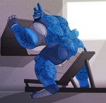 anthro arm_hair beard bearded body_hair butt butt_hair duo facial_hair hairy_back hairy_legs larger_male machine male male/male muscular muscular_anthro muscular_male size_difference nastybluepal five_nights_at_freddy's five_nights_at_freddy's_3 scottgames anonymous_character springtrap_(fnaf) animal_humanoid animatronic humanoid lagomorph leporid mammal mammal_humanoid rabbit robot absurd_res digital_media_(artwork) hi_res