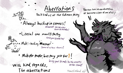 anthro brochure claws finger_claws fur gesture grey_body grey_fur hand_gesture male multi_arm multi_head multi_limb open_mouth open_smile pointing purple_body purple_eyes purple_fur sales_pitch simple_background smile solo teeth text text_background white_background themefinland canid canine canis mammal wolf 2025 artist_name digital_drawing_(artwork) digital_media_(artwork) english_text half-length_portrait hi_res portrait sketch